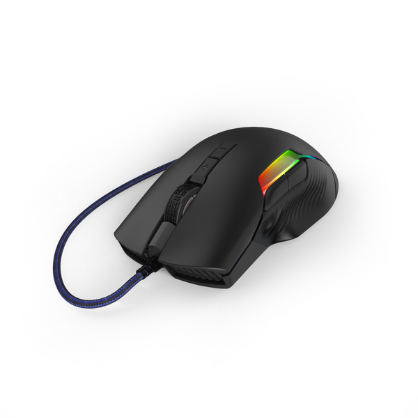 HAMA 186055 Reaper 600 Wired Ambidextrous Gaming Mouse ( 3200DPI / 8 Macro Buttons ) ( Black )
