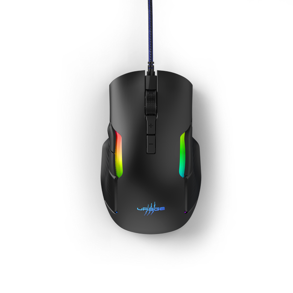 HAMA 186055 Reaper 600 Wired Ambidextrous Gaming Mouse ( 3200DPI / 8 Macro Buttons ) ( Black )
