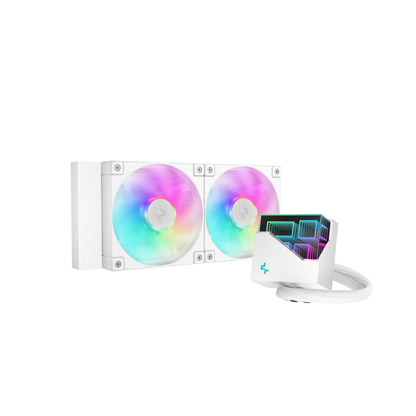 DEEPCOOL LT240 ARGB 240mm CPU Liquid Cooler ( White )