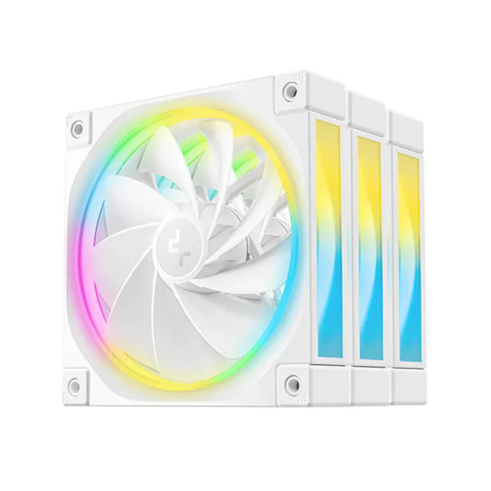 DEEPCOOL FL12R 3 in 1 ARGB Cabinet Fan ( White ) ( Triple Pack )