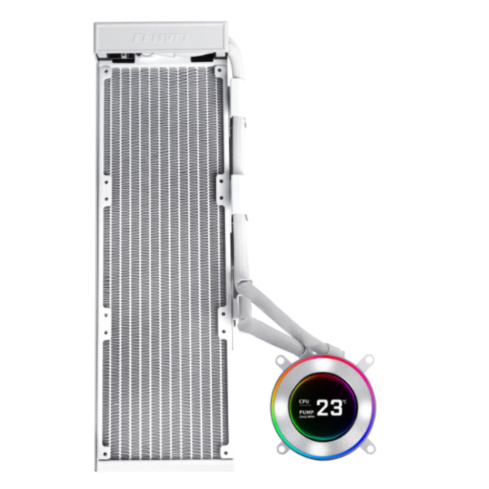 LIAN LI Hydroshift ll 360CL ARGB 360mm CPU Liquid Cooler ( With LCD Display ) ( White )