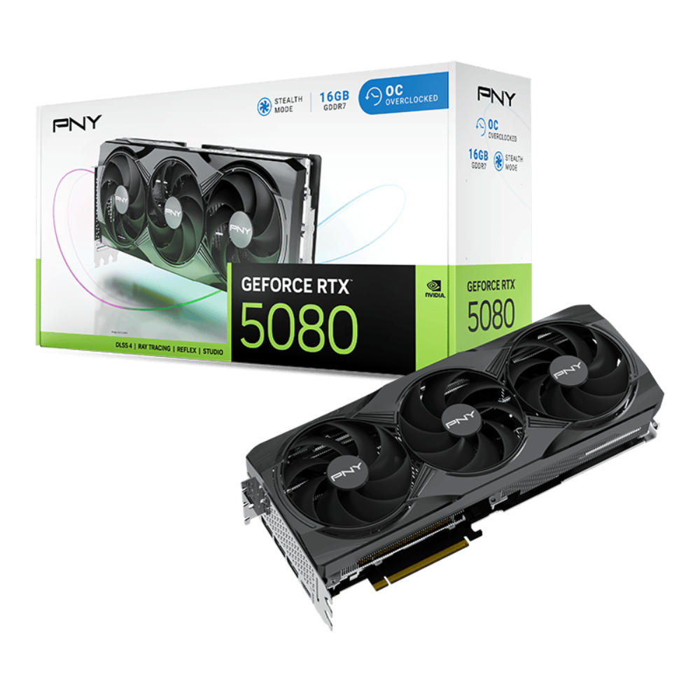 PNY GeForce RTX 5080 OC 16GB Nvidia Graphic Card