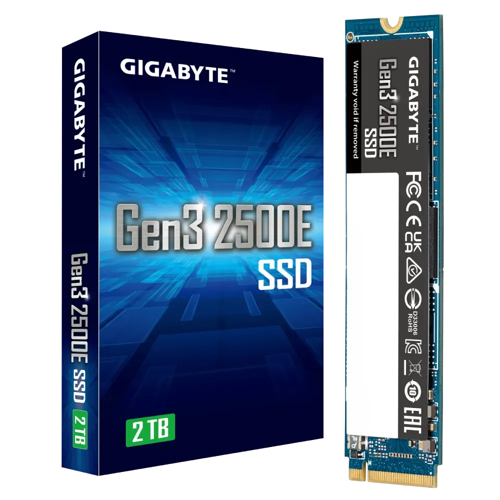 GIGABYTE 2500E 2TB M.2 NVME Gen3 Solid State Drive ( SSD )