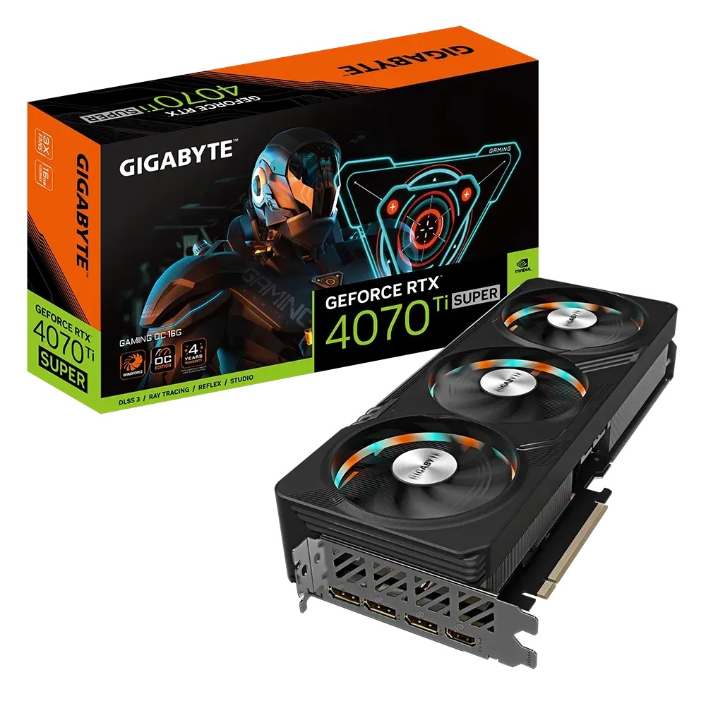 GIGABYTE GeForce RTX 4070 Ti Super Gaming OC 16GB Nvidia Graphic Card