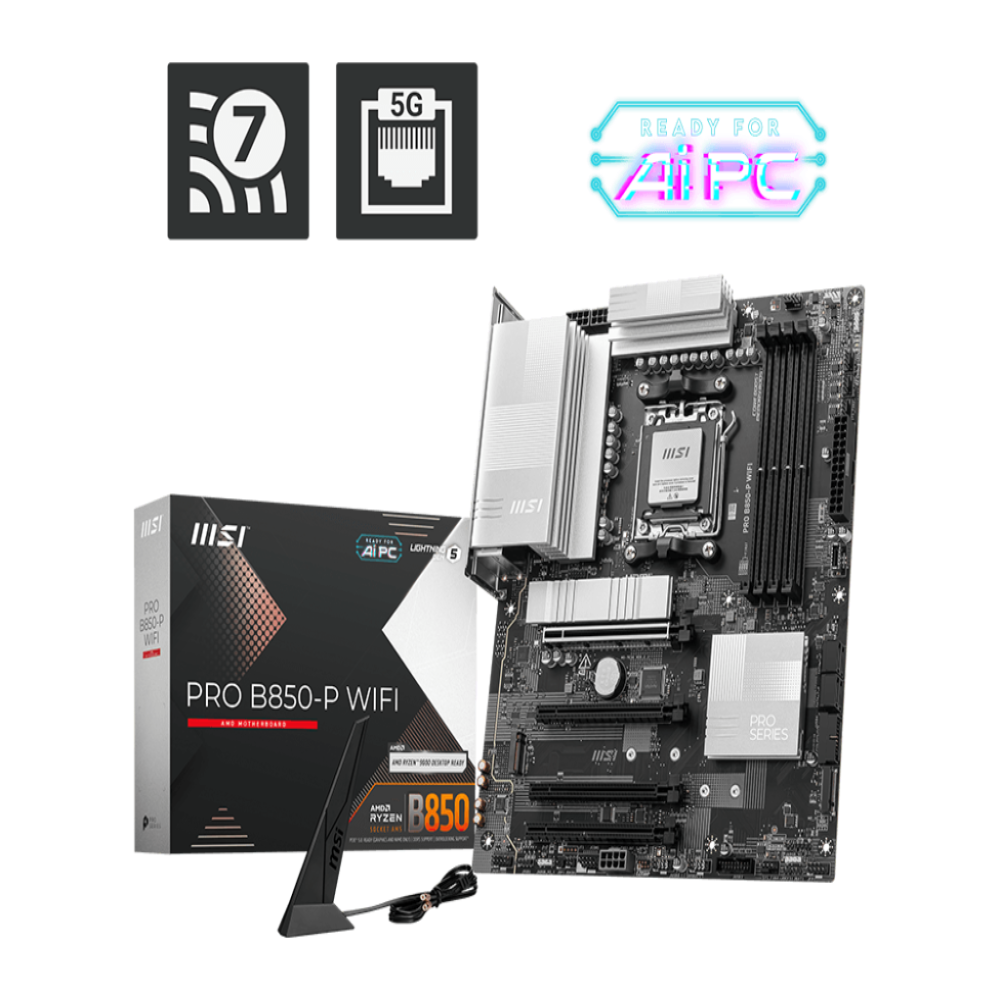 MSI Pro B850-P Wifi DDR5 AMD Motherboard