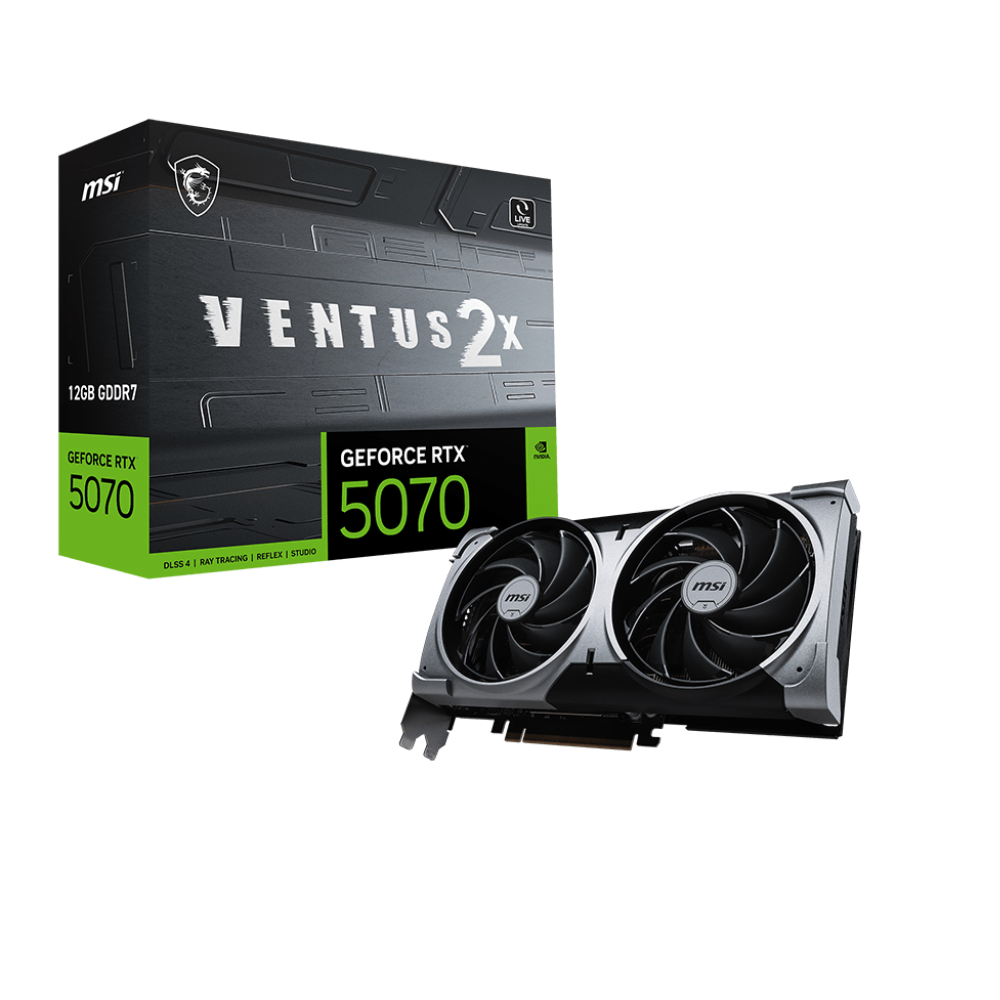 MSI GeForce RTX 5070 Ventus 2X 12GB Nvidia Graphic Card