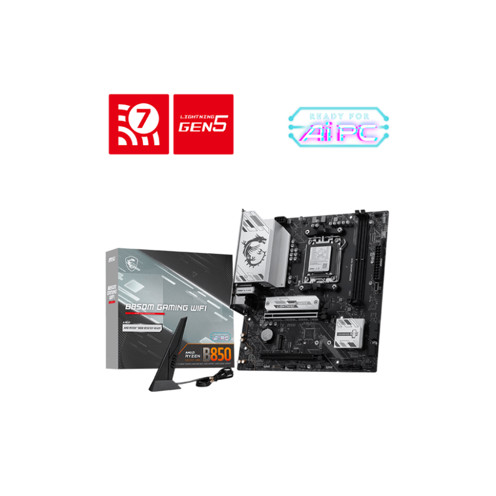 MSI B850M Gaming Wifi7 DDR5 AMD Motherboard
