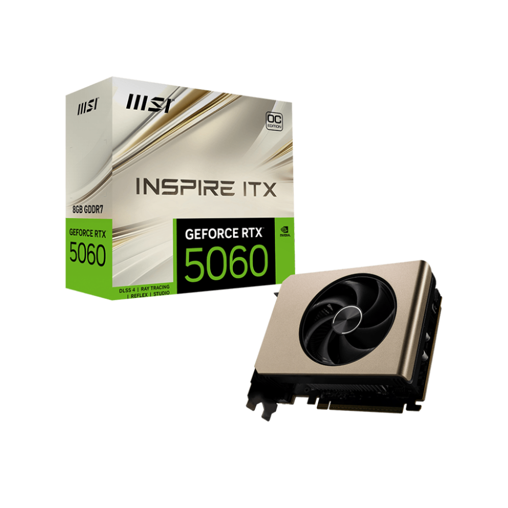 MSI GeForce RTX 5060 Inspire ITX OC 8GB Nvidia Graphic Card