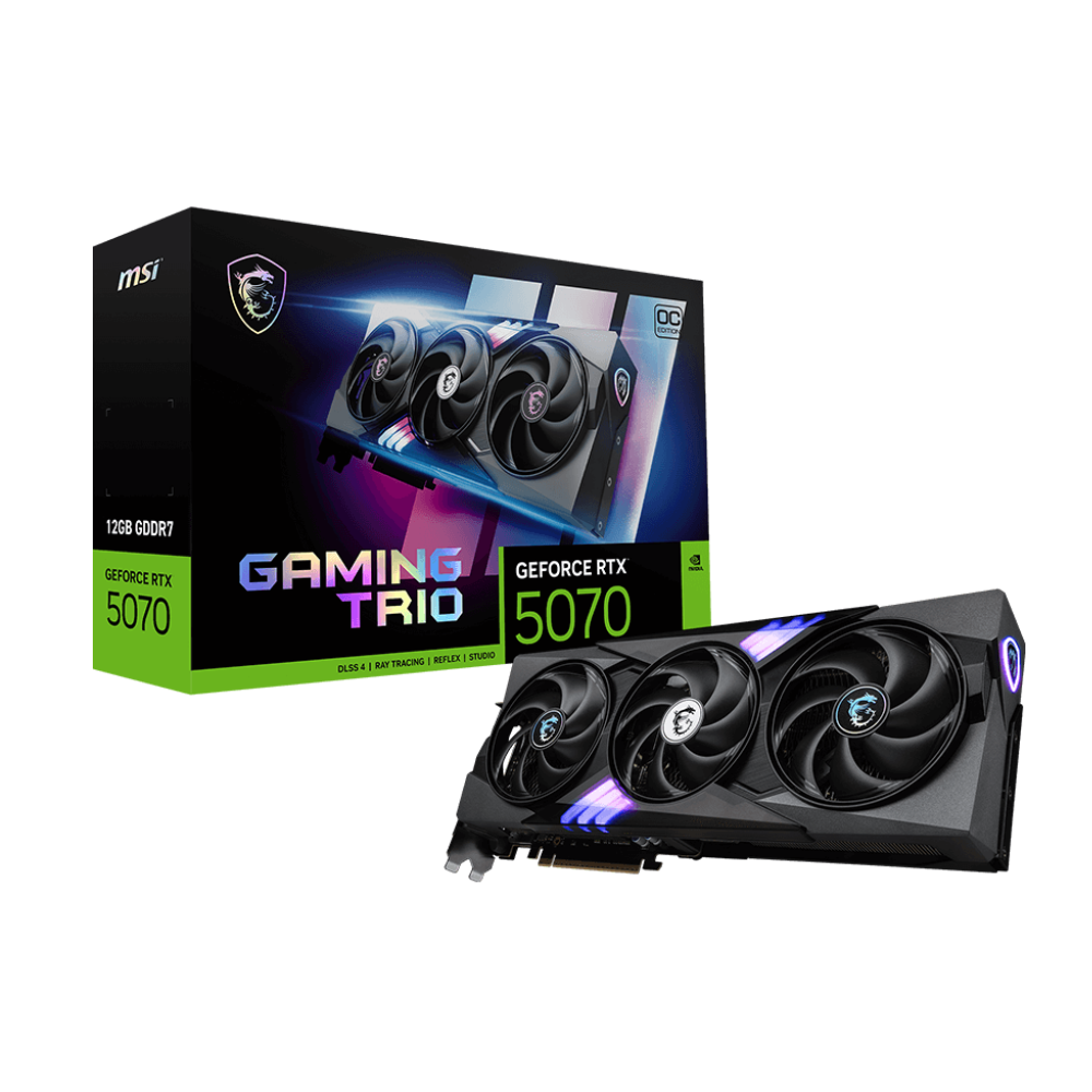 MSI GeForce RTX 5070 Gaming Trio OC 12GB Nvidia Graphic Card