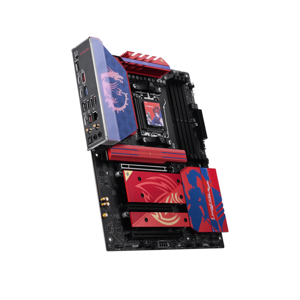 MSI B850 MLG Edition Wifi7 DDR5 AMD Motherboard ( Red )
