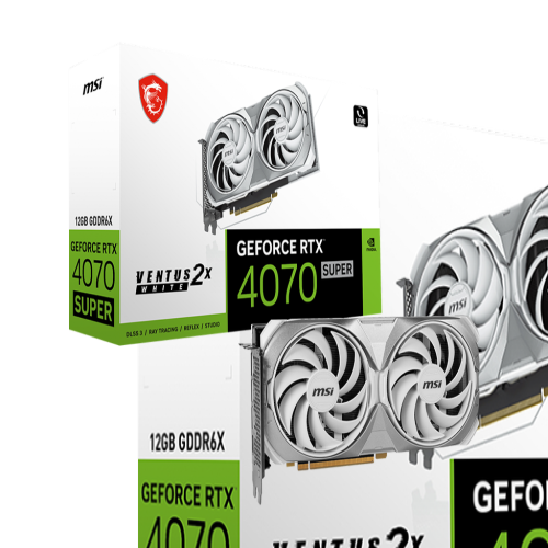 MSI GeForce RTX 4070 Super Ventus 2X White 12GB Nvidia Graphic Card