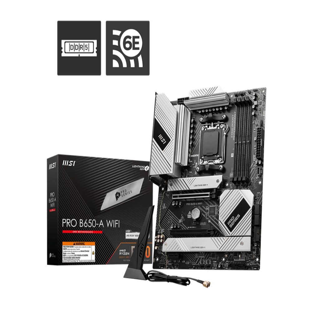 MSI PRO B650-A WIFI DDR5 AMD Motherboard
