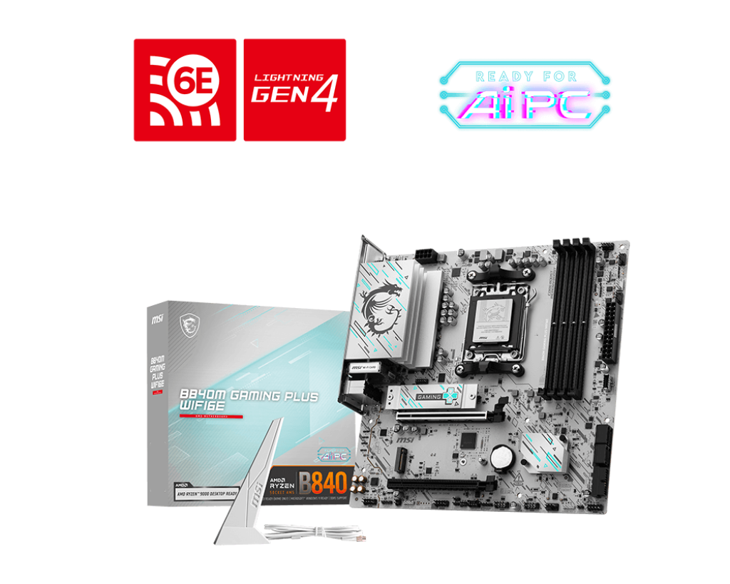 MSI B840M Gaming Wifi6e DDR5 AMD Motherboard