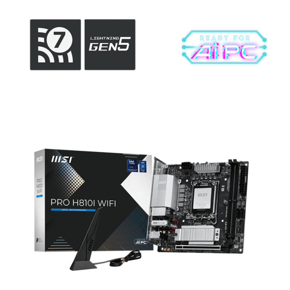 MSI Pro H810I Wifi7 DDR5 Intel Motherboard