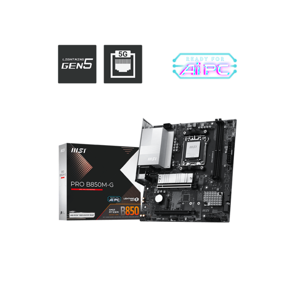 MSI Pro B850M-G DDR5 AMD Motherboard