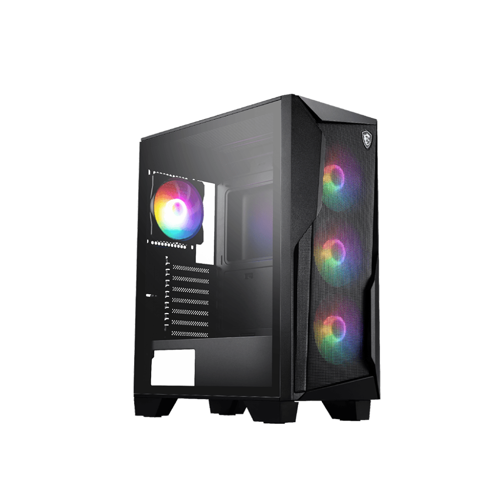 MSI MAG Forge 130A AirFlow ARGB ATX Mid Tower Cabinet (Black)