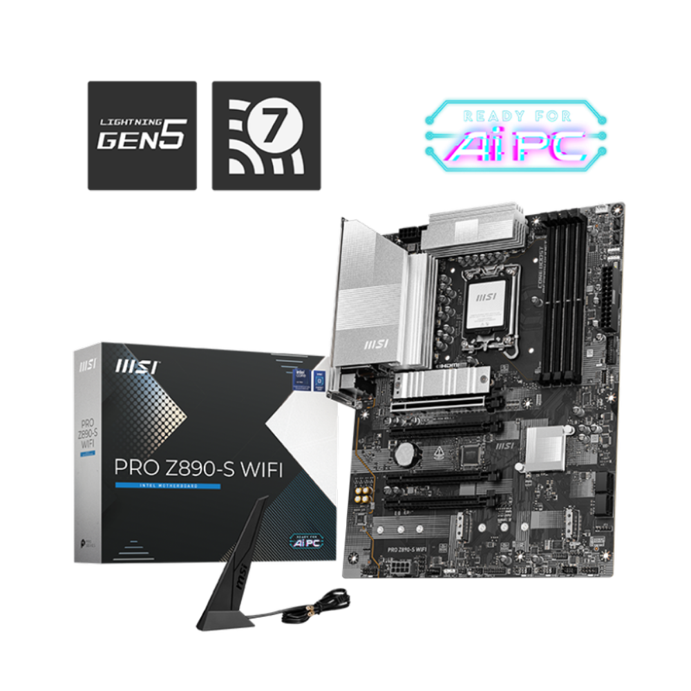 MSI Pro Z890-S Wifi DDR5 Intel Motherboard