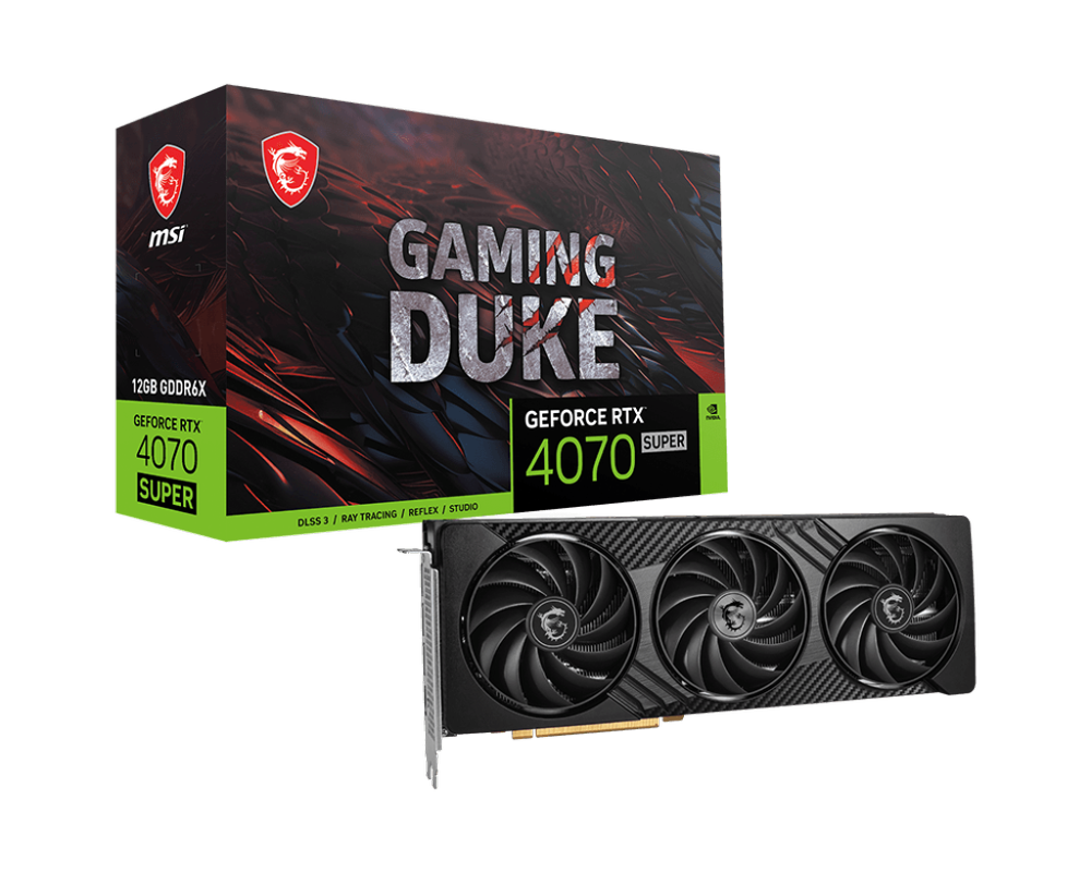 MSI GeForce RTX 4070 Super Duke 3X 12GB Nvidia Graphic Card
