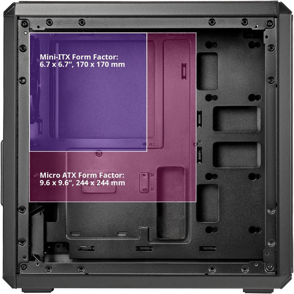 COOLER MASTER Q300L V2 ITX Mini Tower Cabinet ( Black )