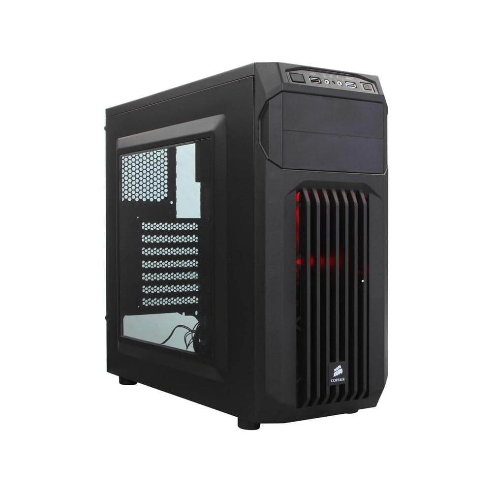 CORSAIR Spec-01 Red LED ATX Mid Tower Cabinet (Black)