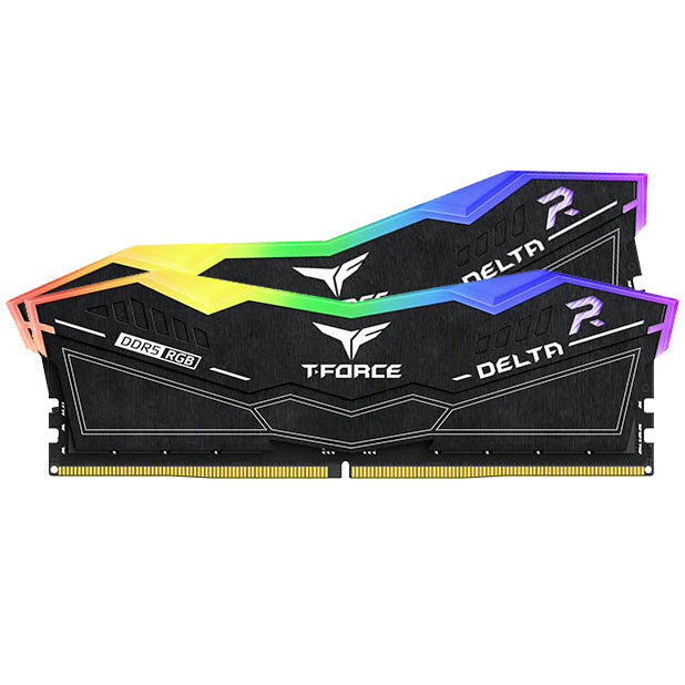 TEAMGROUP T-Force Delta RGB 32GB ( 16GBx2 ) 6400MHz DDR5 RAM ( Black )