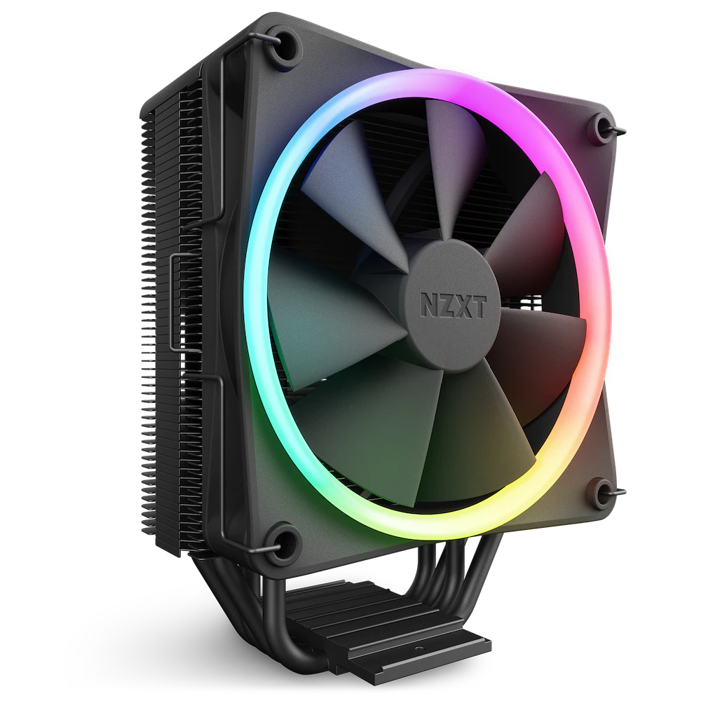 NZXT T120 RGB 120mm PWM RGB Single Tower CPU Air Cooler (Black)