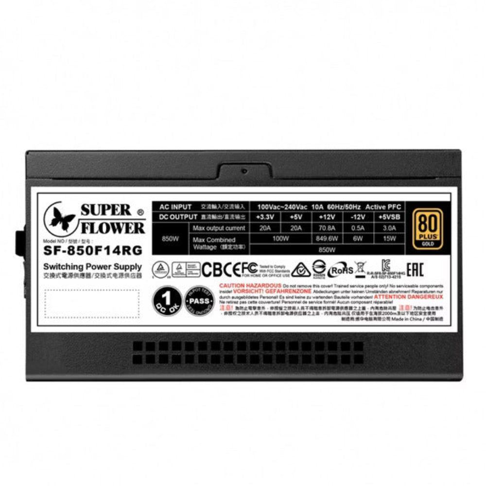 SUPER FLOWER Leadex III 850W 80 plus Gold Fully Modular ATX 2.0 Power Supply ( 850 )