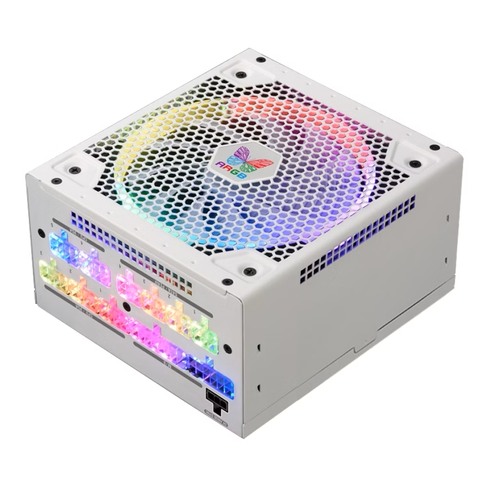 SUPER FLOWER Leadex III 750W ARGB 80+ Gold 2.0 Fully Modular Power Supply ( White )