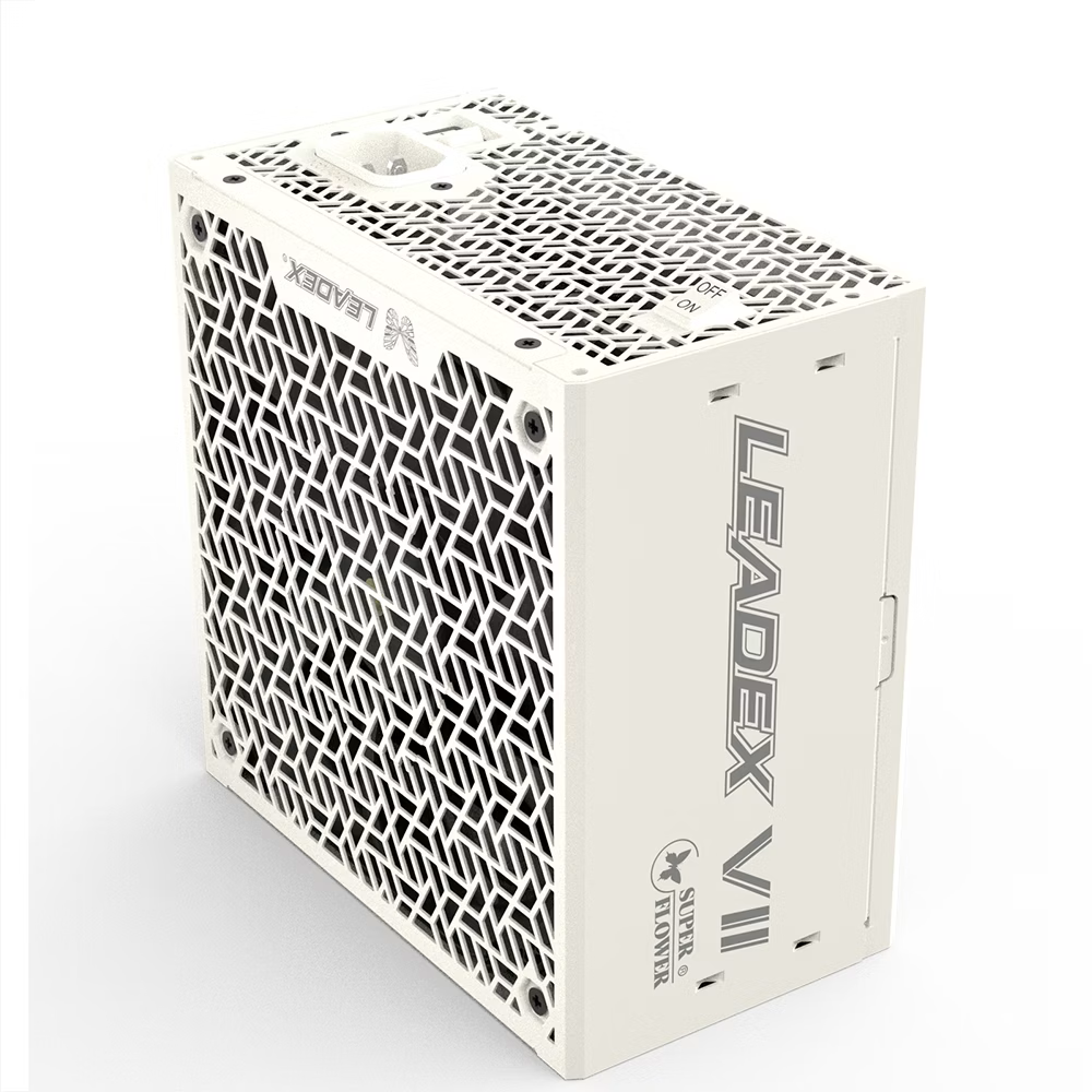 SUPER FLOWER Leadex VII 1000W 80+ Platinum Pro Fully Modular ATX 3.1 Power Supply ( 1000W ) ( White )