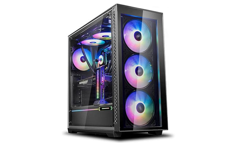 DEEPCOOL Matrexx 70 ADD-RGB 3F EATX Mid Tower Cabinet ( Black )