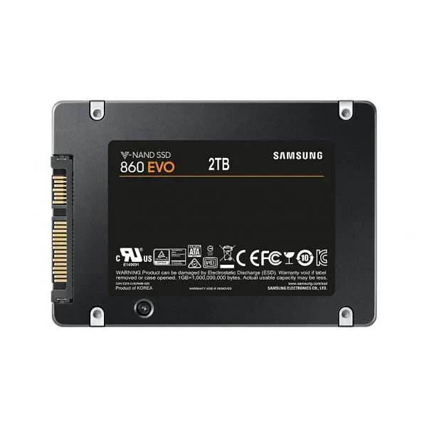 SAMSUNG 860 EVO 2TB 2.5 SATA SATA 3 Solid State Drive (SSD)