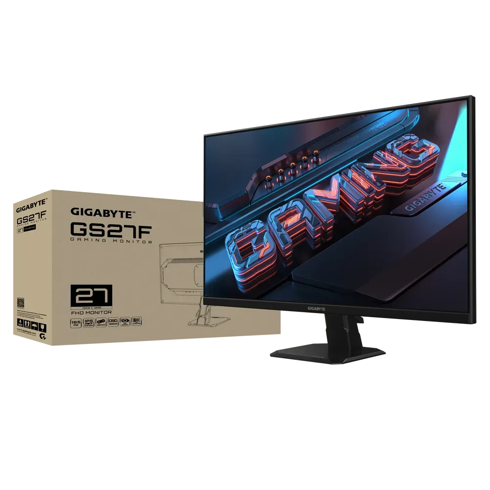GIGABYTE GS27F 27 Inch FHD 165Hz IPS Panel 105%SRGB 1MS AMD Freesync Gaming Monitor