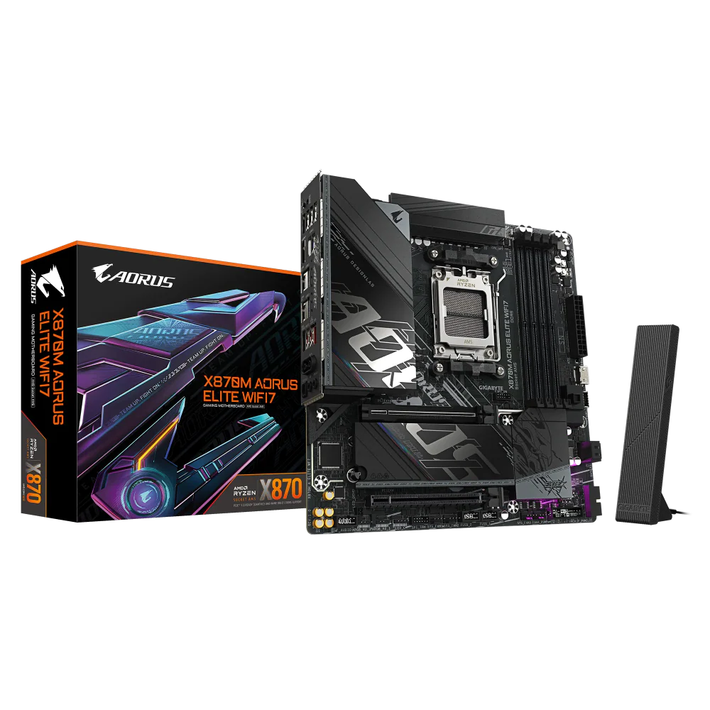 GIGABYTE X870M Aorus Elite Wifi7 DDR5 AMD Motherboard