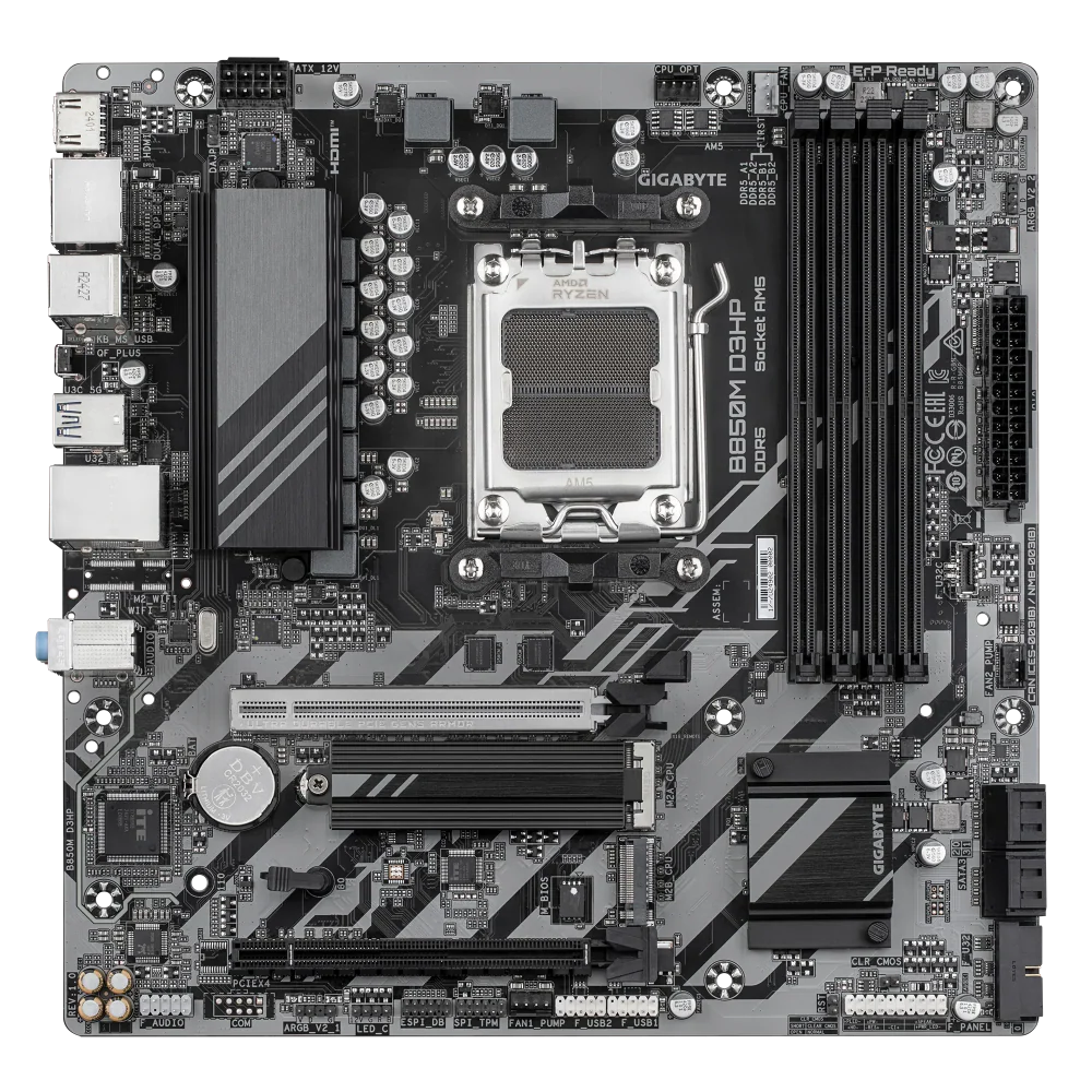 GIGABYTE B850M D3HP AMD Motherboard