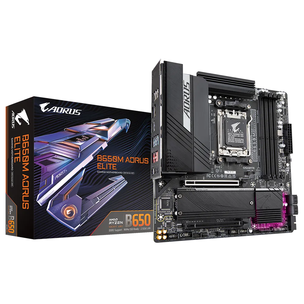GIGABYTE B650M Aorus Elite DDR5 AMD Motherboard