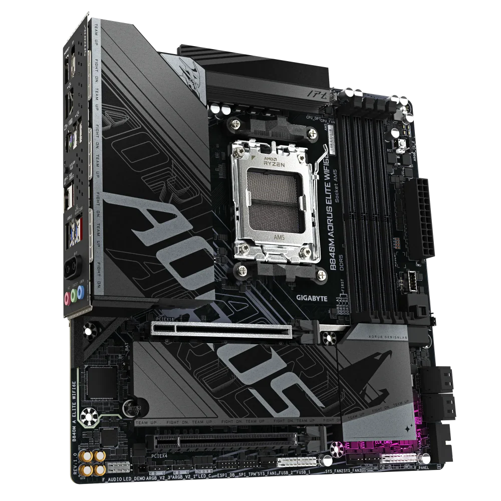 GIGABYTE B840M Aorus Elite WIFI6E AMD Motherboard