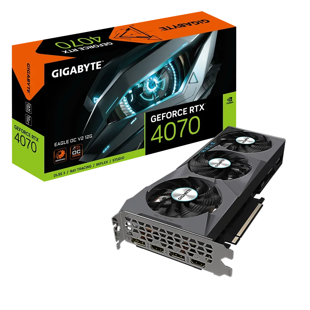 GIGABYTE GeForce RTX 4070 EAGLE OC V2 12GB Nvidia Graphic Card