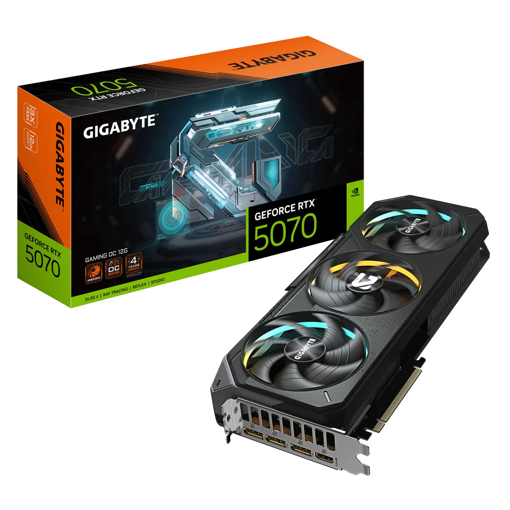 GIGABYTE GeForce RTX 5070 GAMING OC 12GB Nvidia Graphic Card
