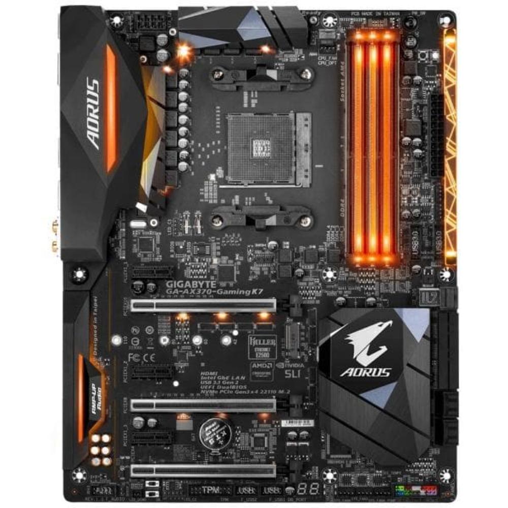 GIGABYTE Aorus GA-AX370-Gmaing K7 (Rev. 1. 0) DDR4 AMD Motherboard