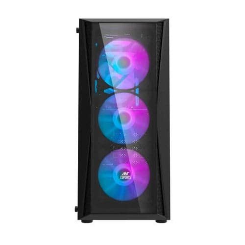 ANT ESPORTS 220 Air RGB ATX Mid Tower Cabinet (Black)