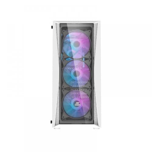 ANT ESPORTS 220 Air RGB ATX Mid Tower Cabinet (White)