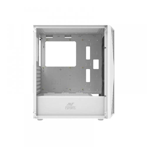 ANT ESPORTS 220 Air RGB ATX Mid Tower Cabinet (White)