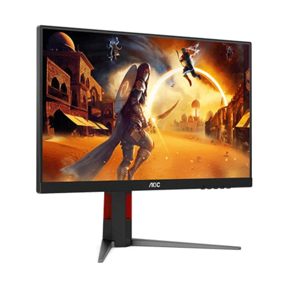 AOC 24G4 24 Inch FHD 180Hz IPS Panel 126% SRGB 0.5MS Nvidia GSync Gaming Monitor ( Black/Red )