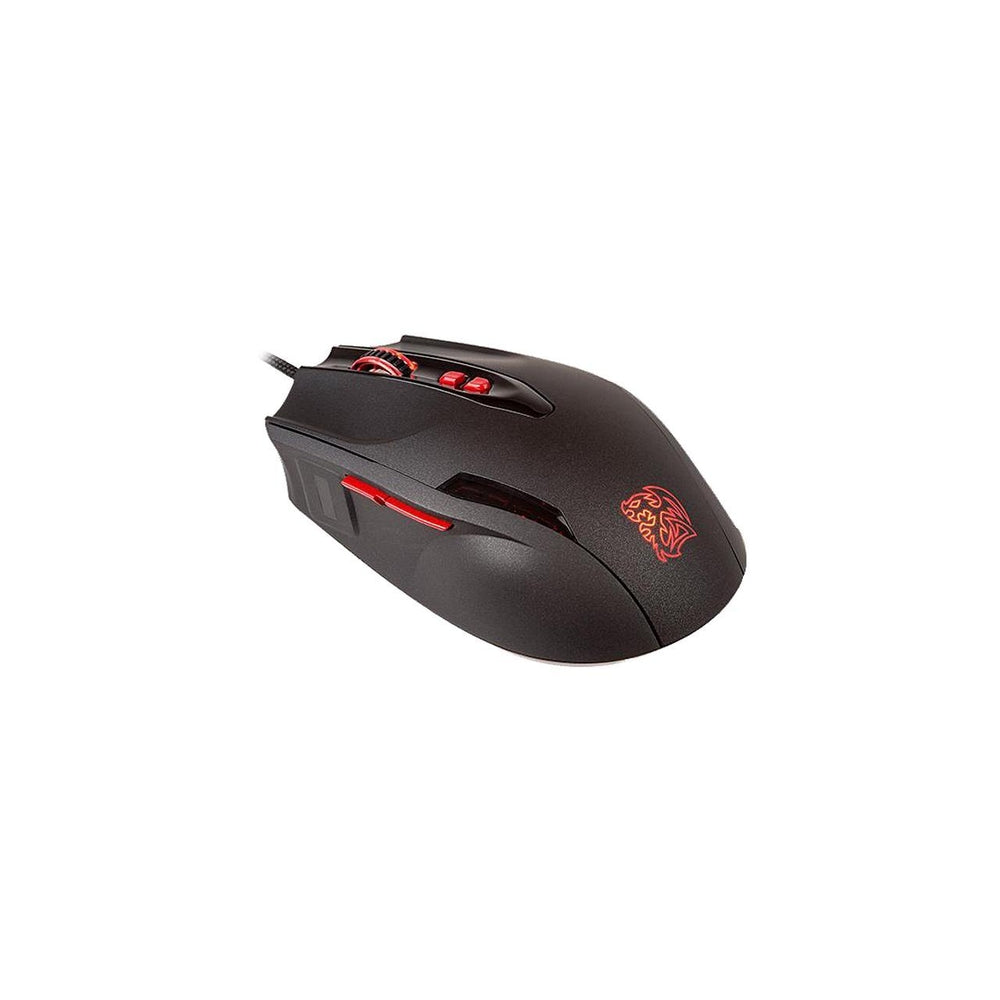 THERMALTAKE FP Wired Ergonomic Gaming Mouse (MO-BKV-WDLGBK-01) (4000DPI/6 Macro Button) (Black)