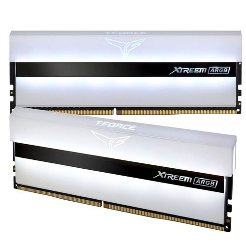 TEAMGROUP T-Force XTREEM ARGB 16GB ( 8GB x 2 ) 3200MHz DDR4 RAM ( White ) ( CL16 )