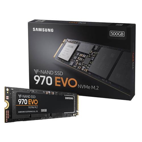 SAMSUNG 970 EVO 500GB M.2 NVME Gen3 Internal Solid State Drive ( SSD )