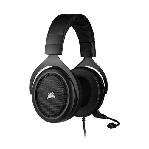 CORSAIR HS50 Pro 3.5mm Wired Stereo Gaming Headphone With Mic ( Carbon ) ( PC/Mobile/Mac/Xbox )