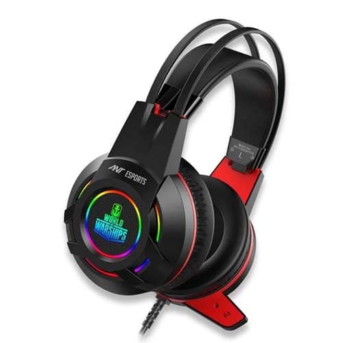 ANT ESPORTS H550W World Of Warship Edition RGB USB 7.1 Surround Sound Wired Gaming Headphones ( Black ) ( PC / Playstation / Mobile / Xbox )