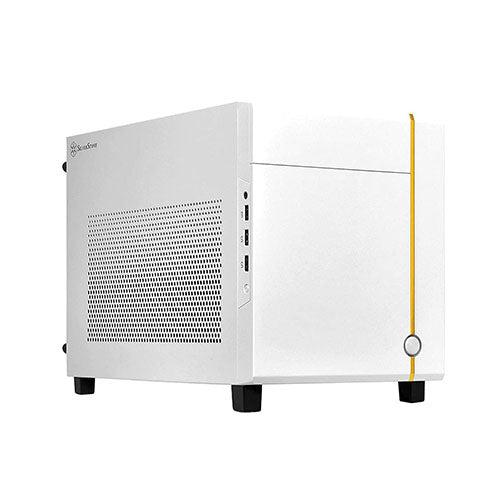 SILVERSTONE SG14 MATX Mini Tower Cabinet (White)