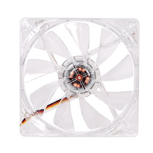 THERMALTAKE Pure 12 Series 120mm RGB Red LED Cabinet Fan (Black) (Single Pack)